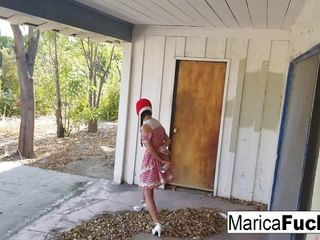 Marica Hase the home jacker will get some BBC from Chris Cock!
